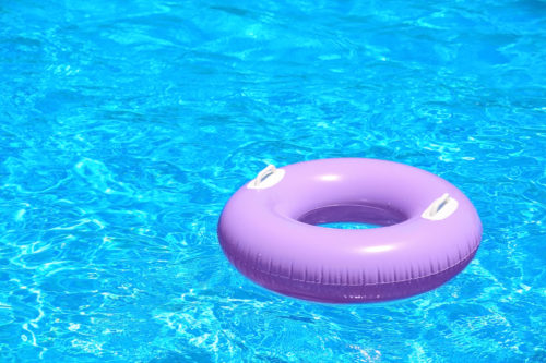 swimming pool tube