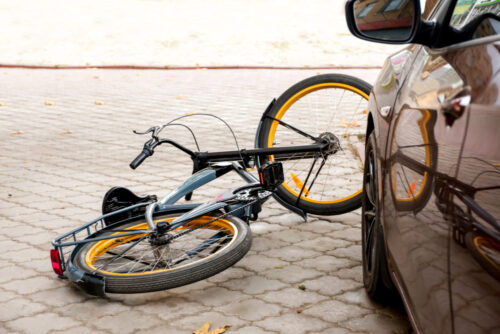 car bicycle accident